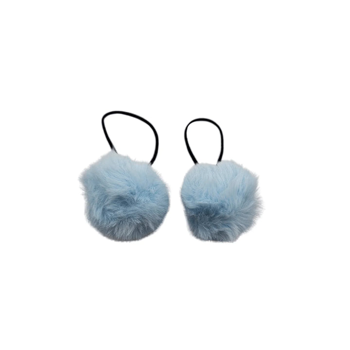 Small Pom Pom Hair Ties - Kofi Kreations