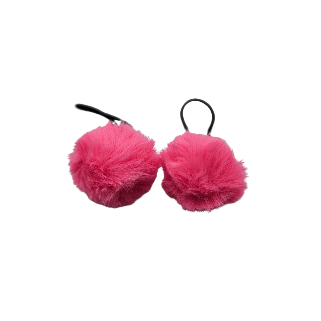Small Pom Pom Hair Ties - Kofi Kreations
