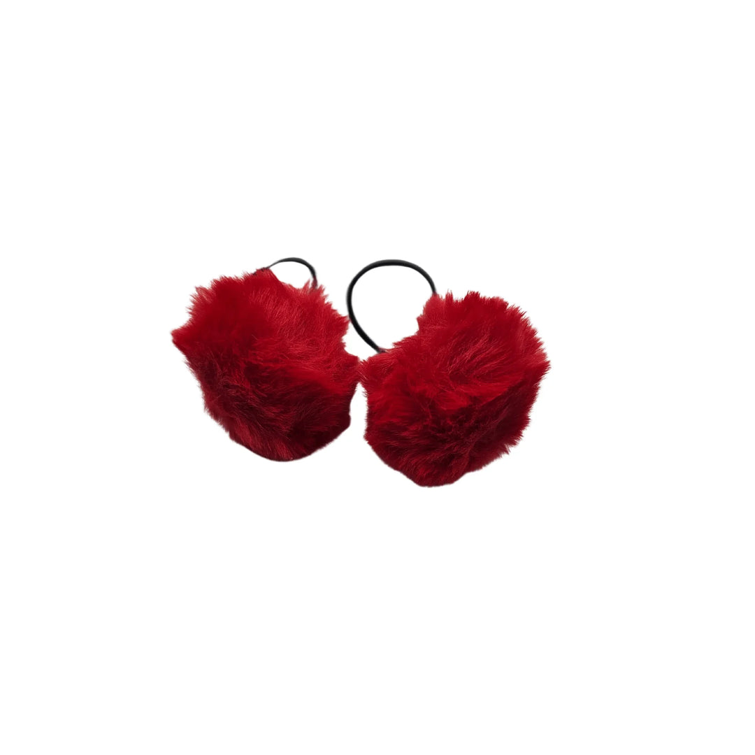 Small Pom Pom Hair Ties - Kofi Kreations