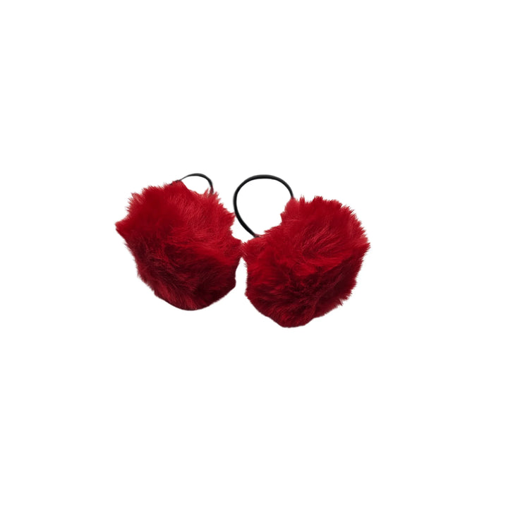 Small Pom Pom Hair Ties - Kofi Kreations