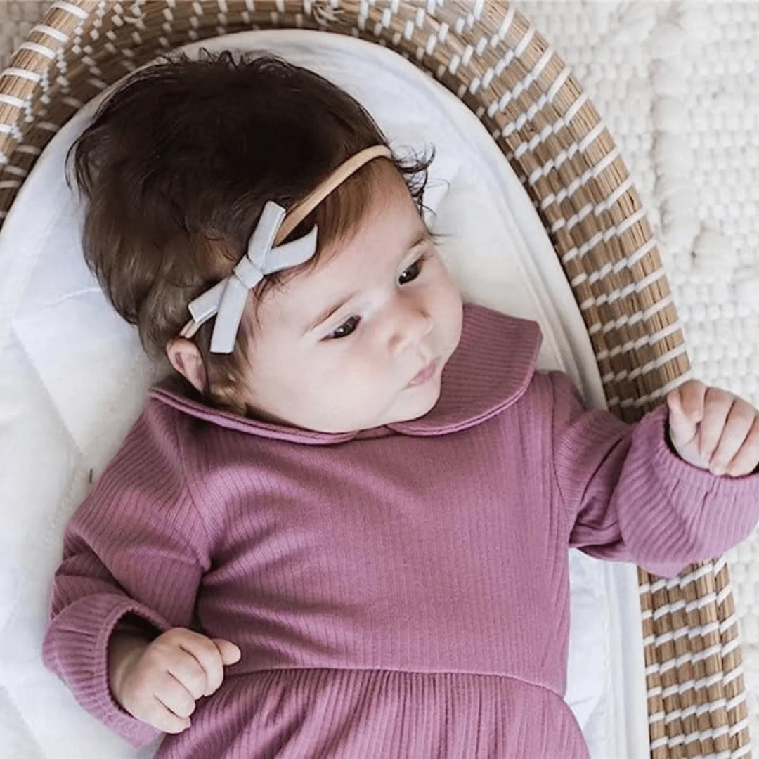 Small Velvet Bow Headband - Kofi Kreations