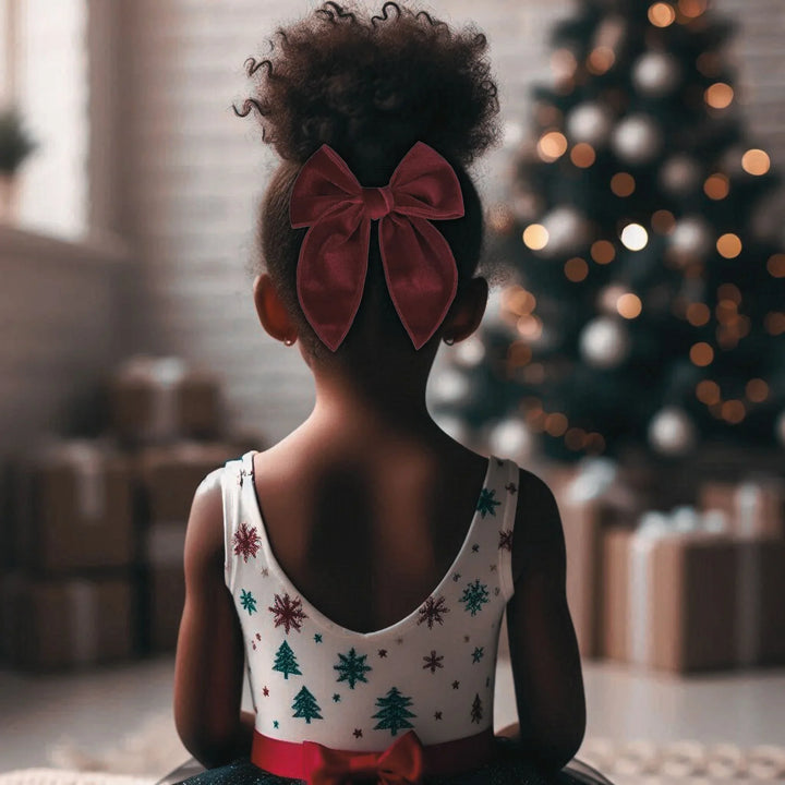 Serged Fable | Velvet Hair Bows