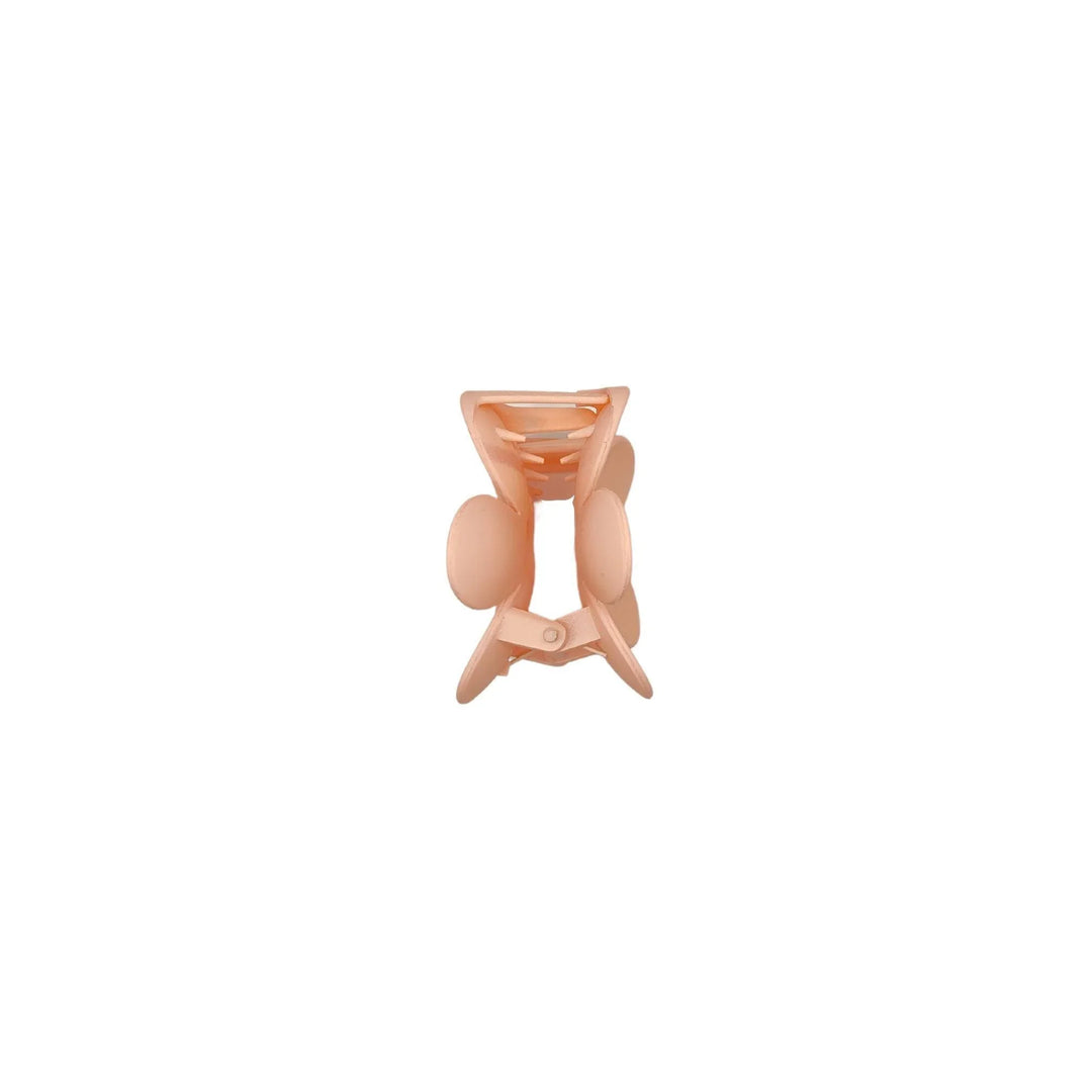 Tan Flower Hair Claw - Kofi Kreations