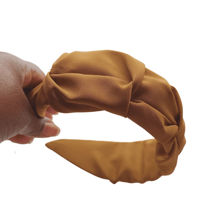 Toffee Chiffon Headband - Kofi Kreations
