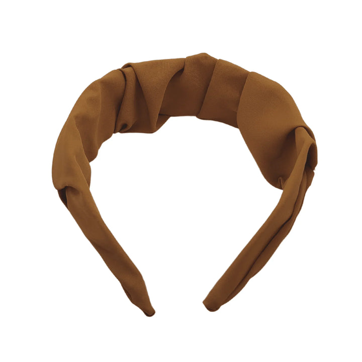 Toffee Chiffon Headband - Kofi Kreations