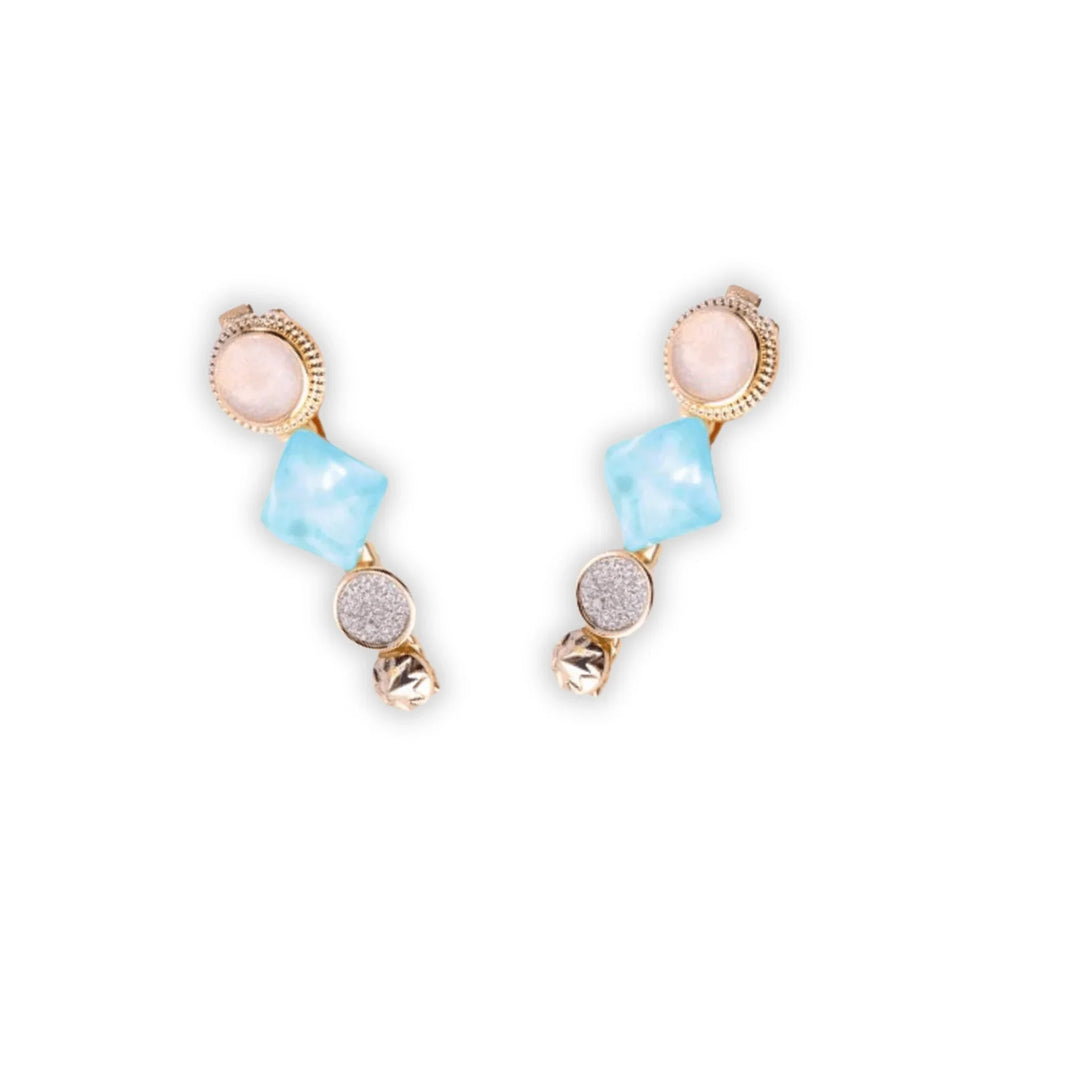 Topaz Gold Hair Clips - Kofi Kreations
