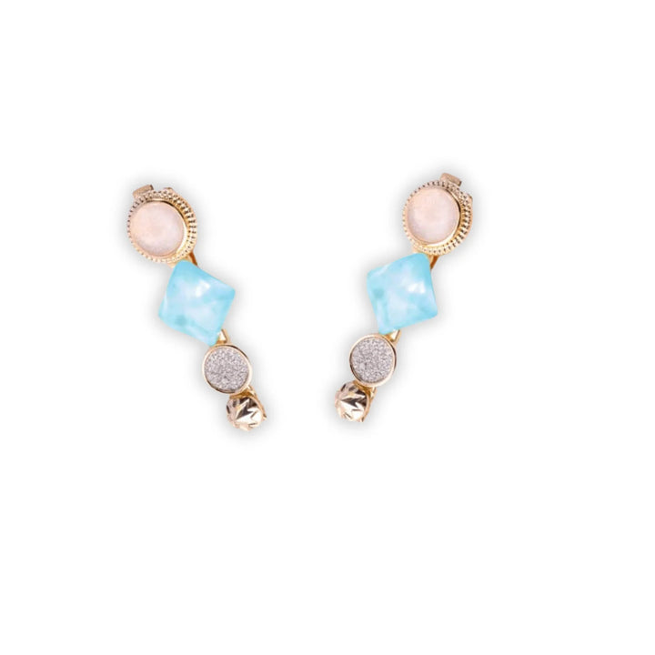 Topaz Gold Hair Clips - Kofi Kreations