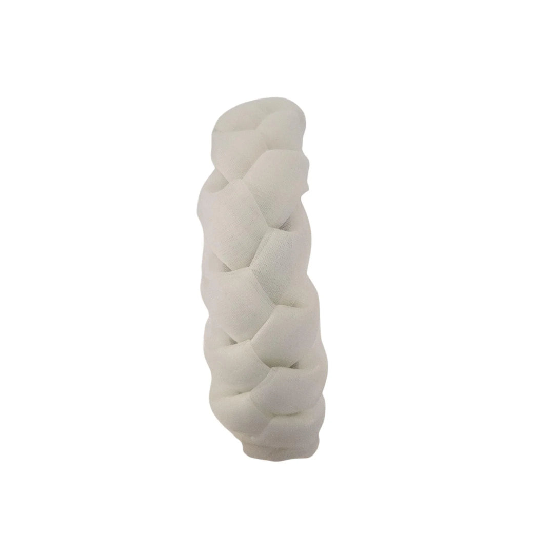 White Chiffon Headband - Kofi Kreations