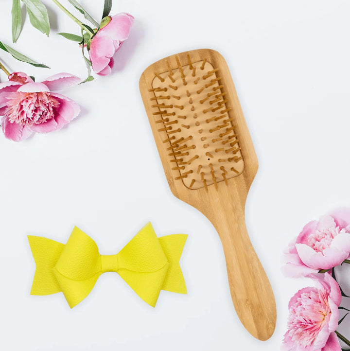 Yellow Persephone Hair Bow - Kofi Kreations
