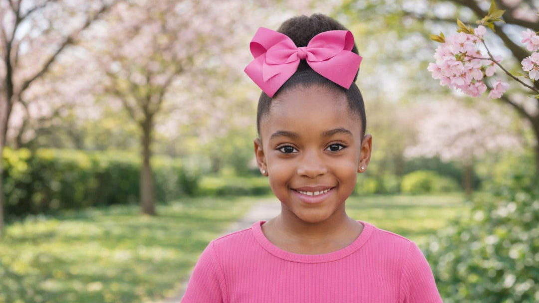 Ribbon and Lace Hair Bows - Kofi Kreations
