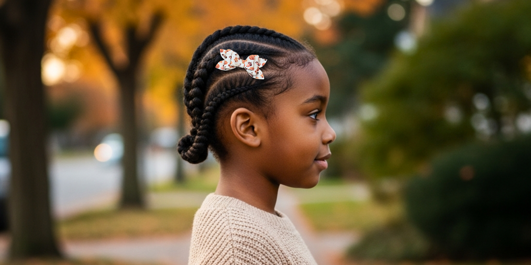 Luna Faux Leather Hair Bows