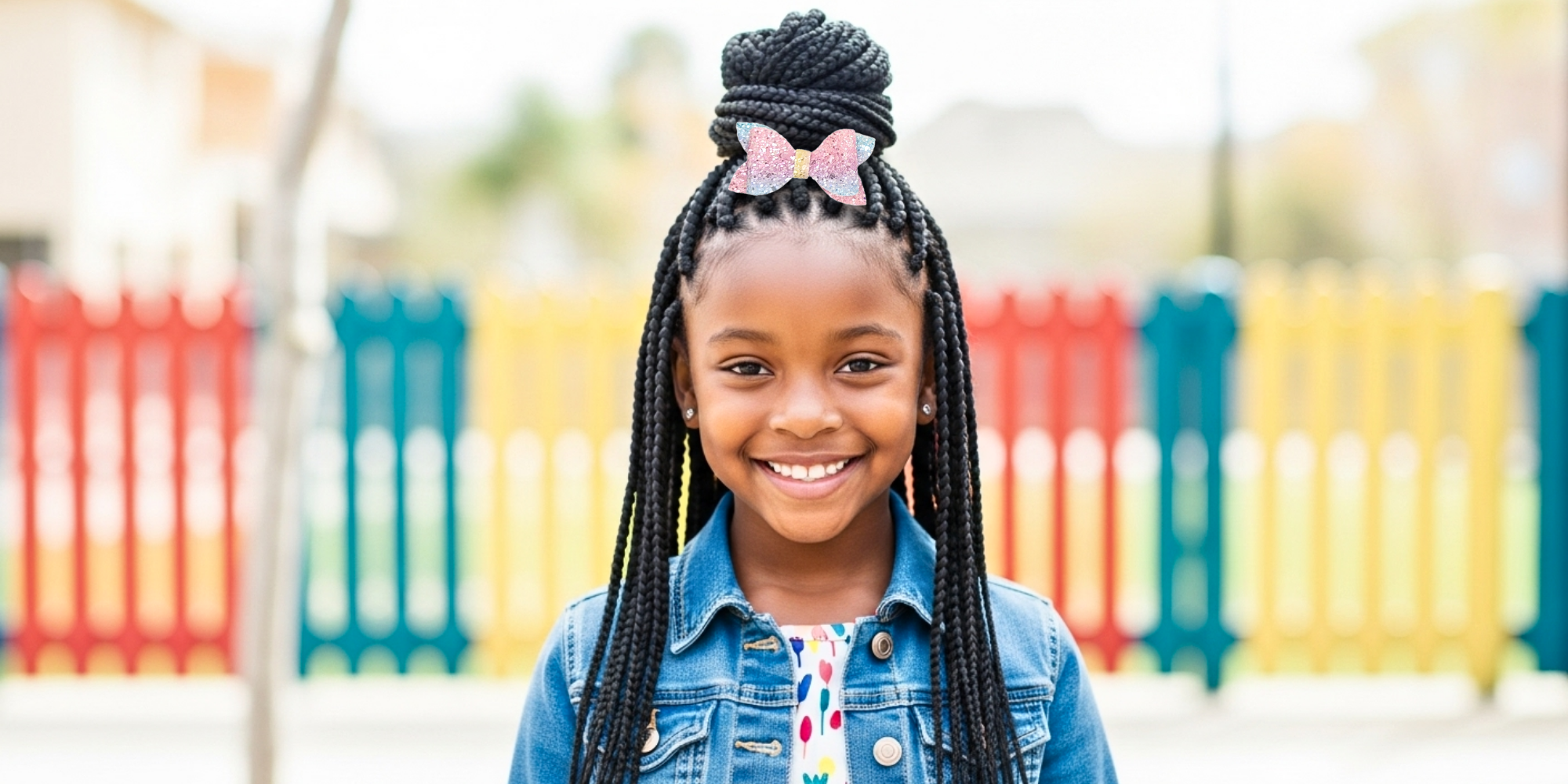Luna Glitter Hair Bows