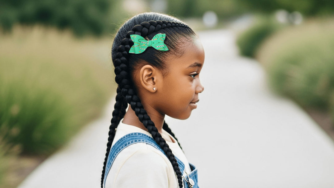 Luna Faux Leather Hair Bows