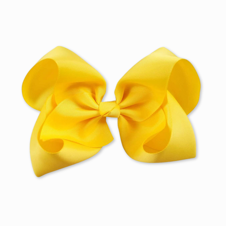 Yellow | Grosgrain Ribbon Hair Bow