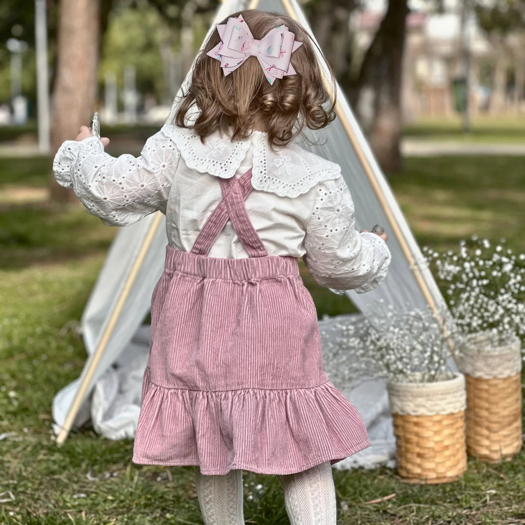 Pink Butterfly | Faux Leather Hair Bow