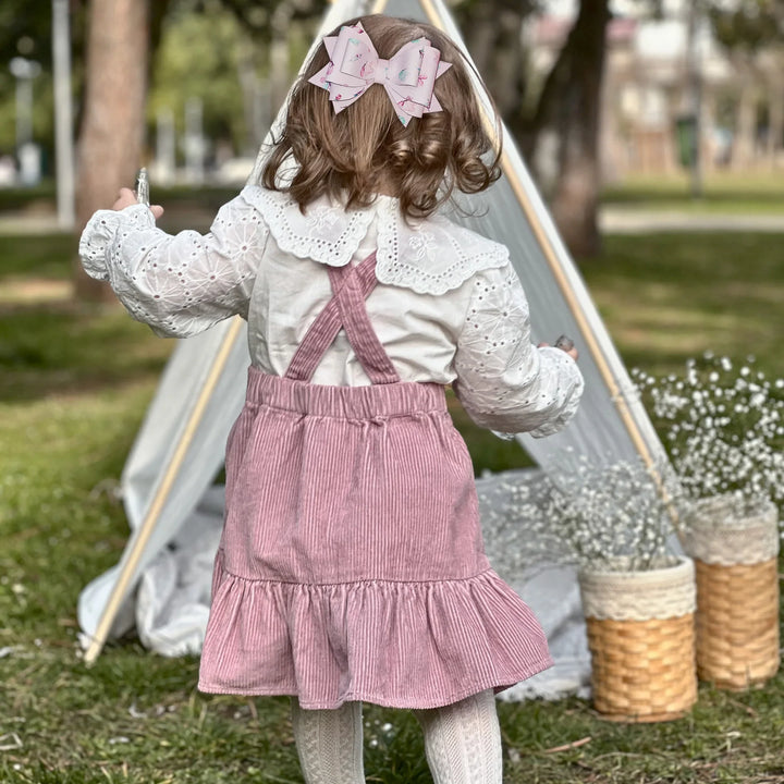 Pink Butterfly | Faux Leather Hair Bow