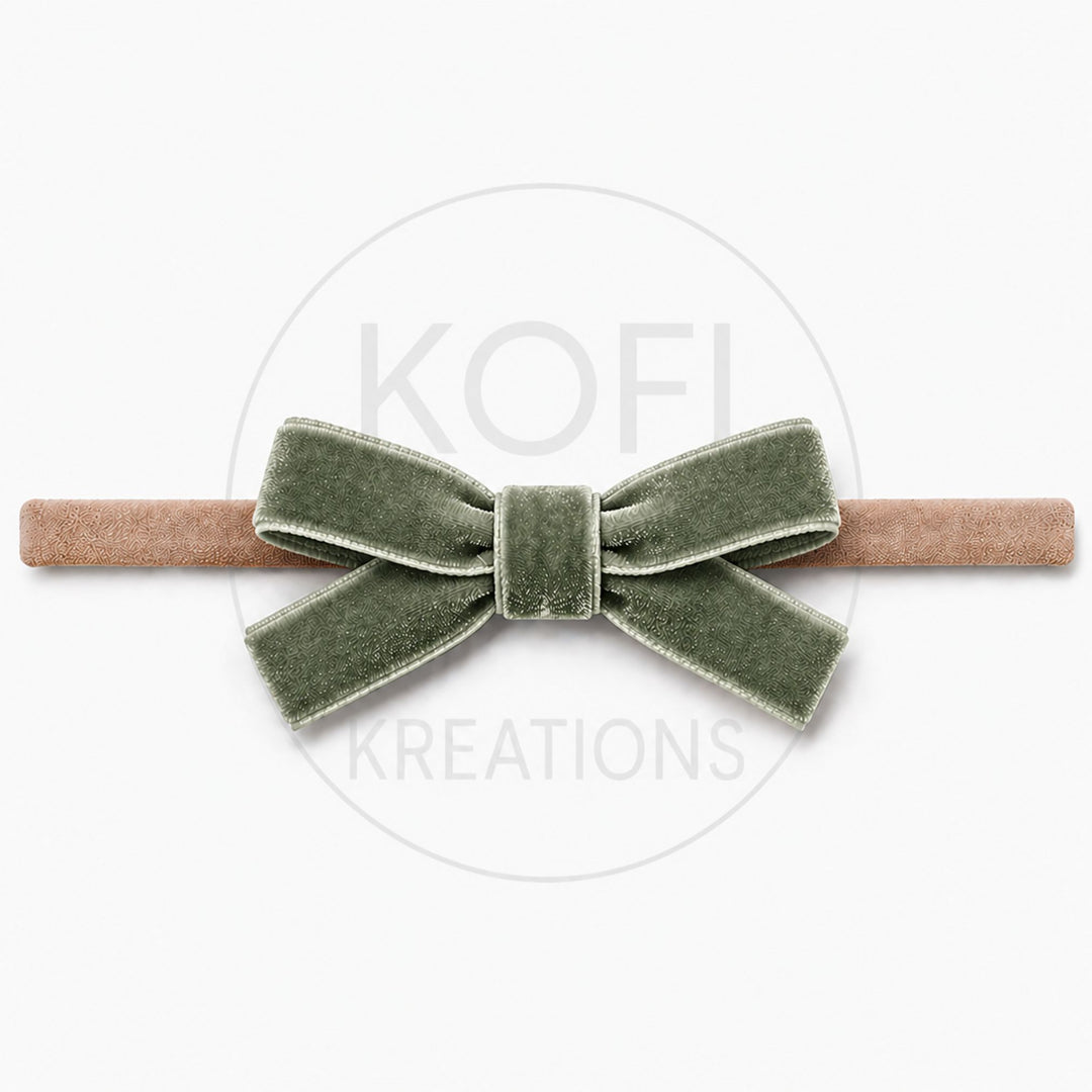 Small Velvet | Bow Headband