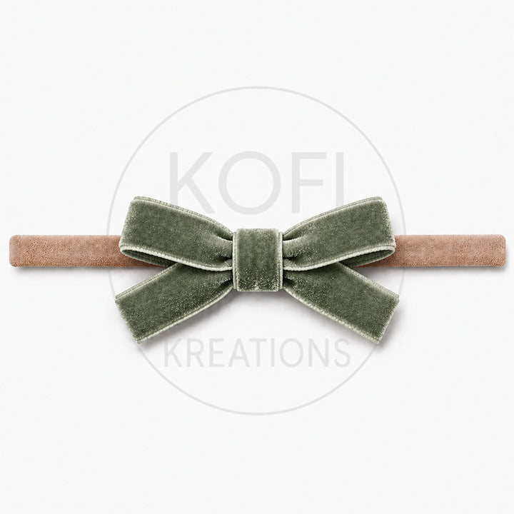 Small Velvet | Bow Headband