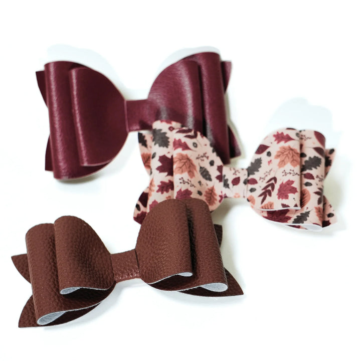 Josie | Under The Oaks Faux Leather Bows