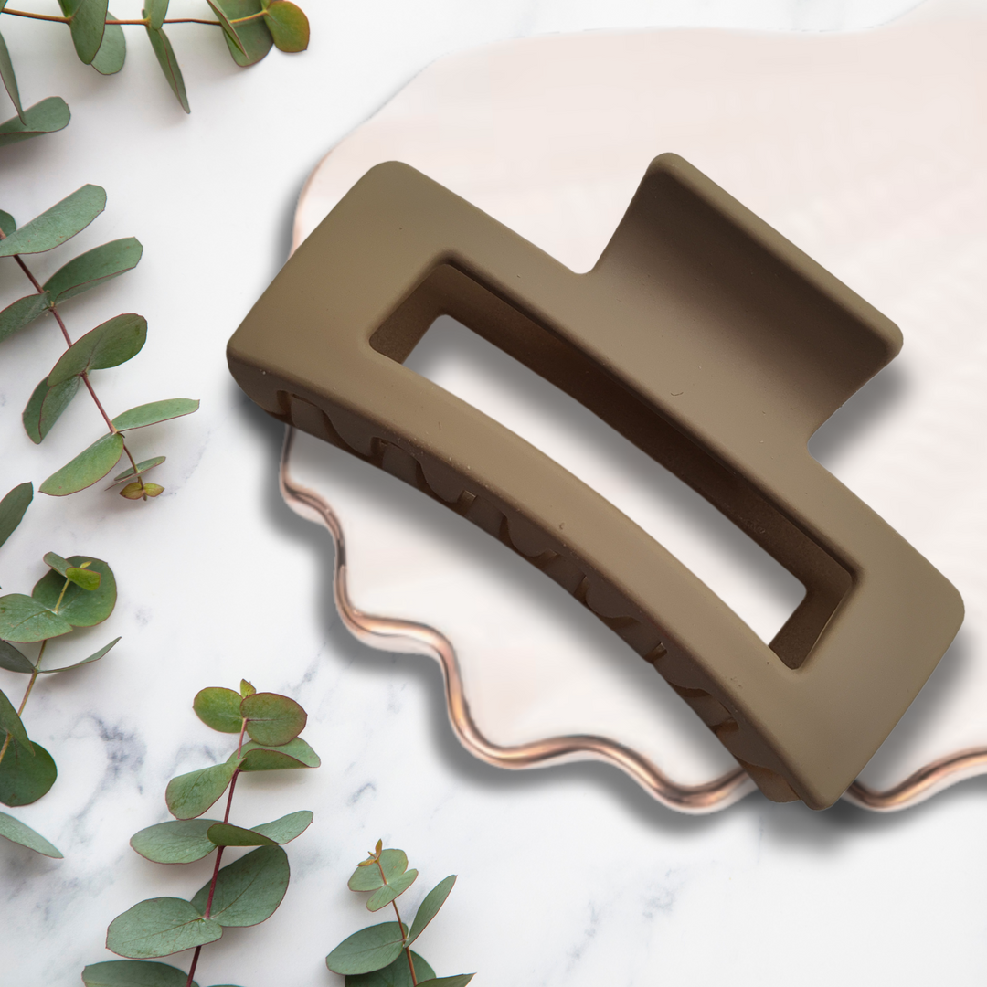 Coffee Box | Hair Claw Clip