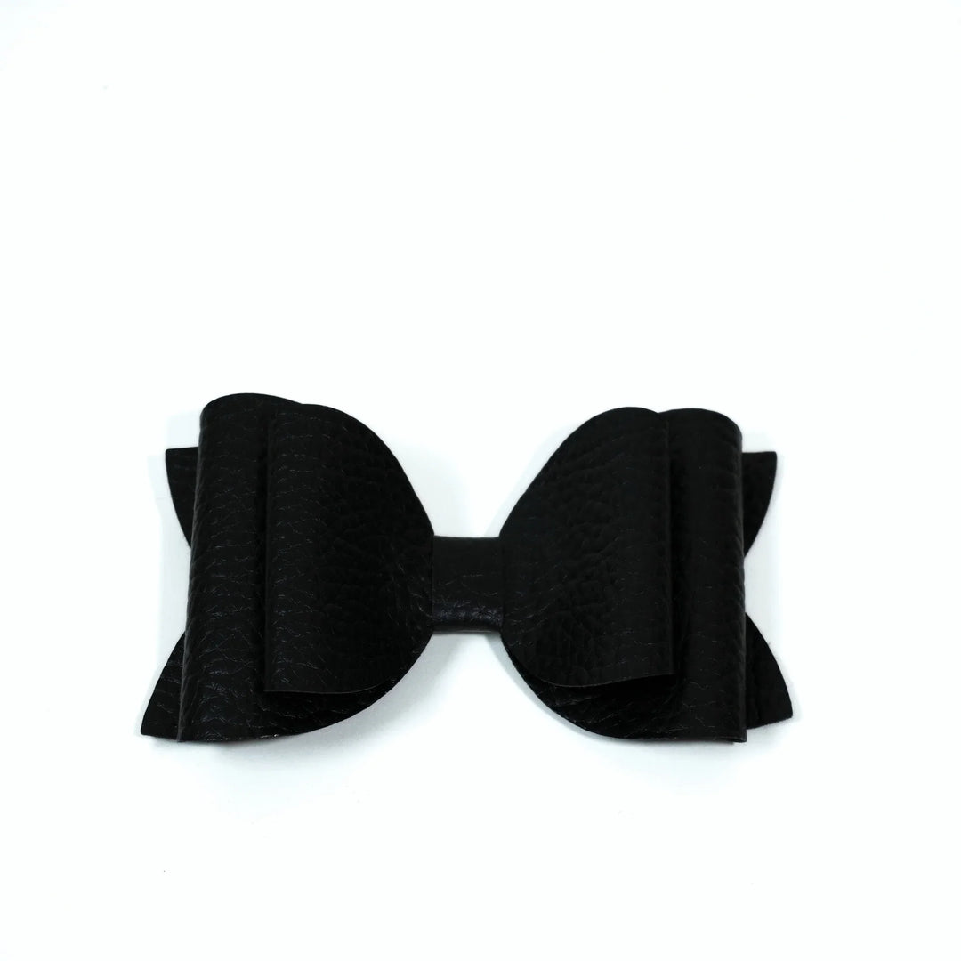 Josie | Cozy Days Faux Leather Bows