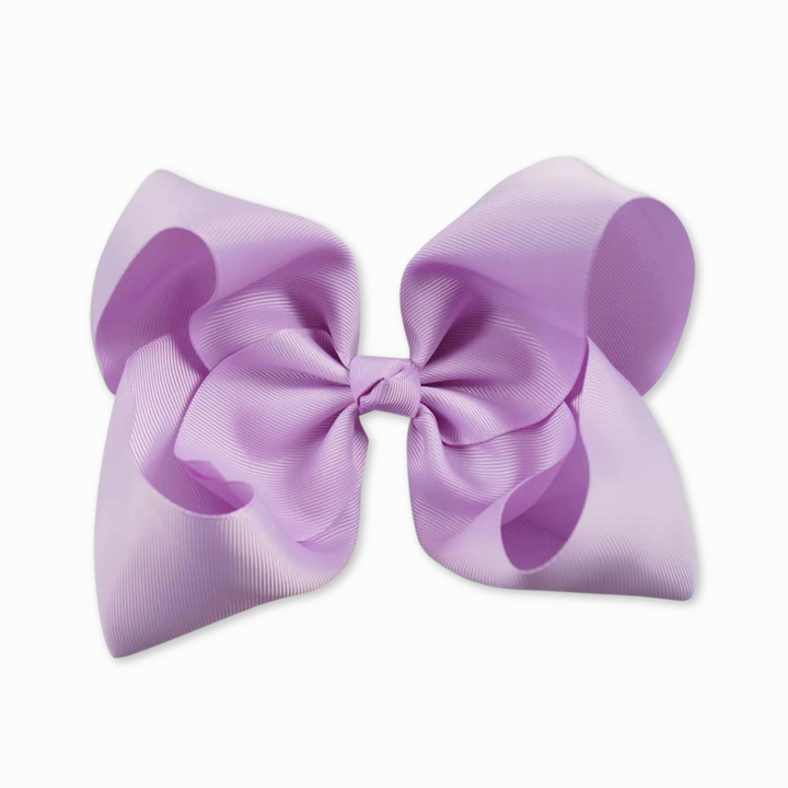 Lavender Grosgrain Ribbon Hair Bow