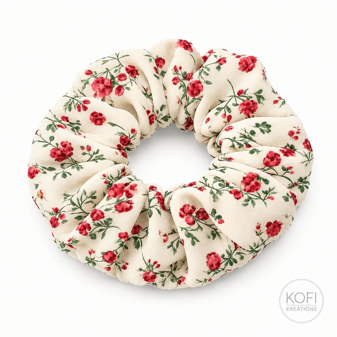 Rose | Chiffon Scrunchie