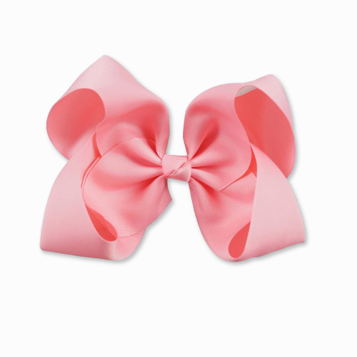 Pink | Grosgrain Ribbon Hair Bow