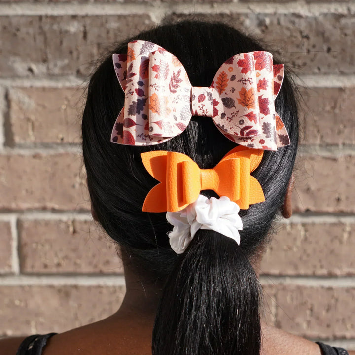 Josie | Cozy Days Faux Leather Bows