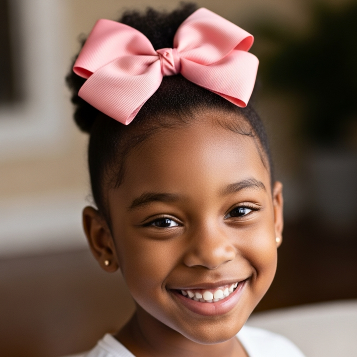 Rose | Grosgrain Ribbon Hair Bow