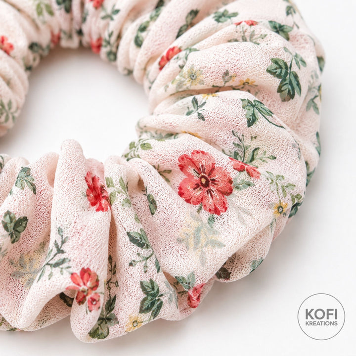 April | Chiffon Scrunchie
