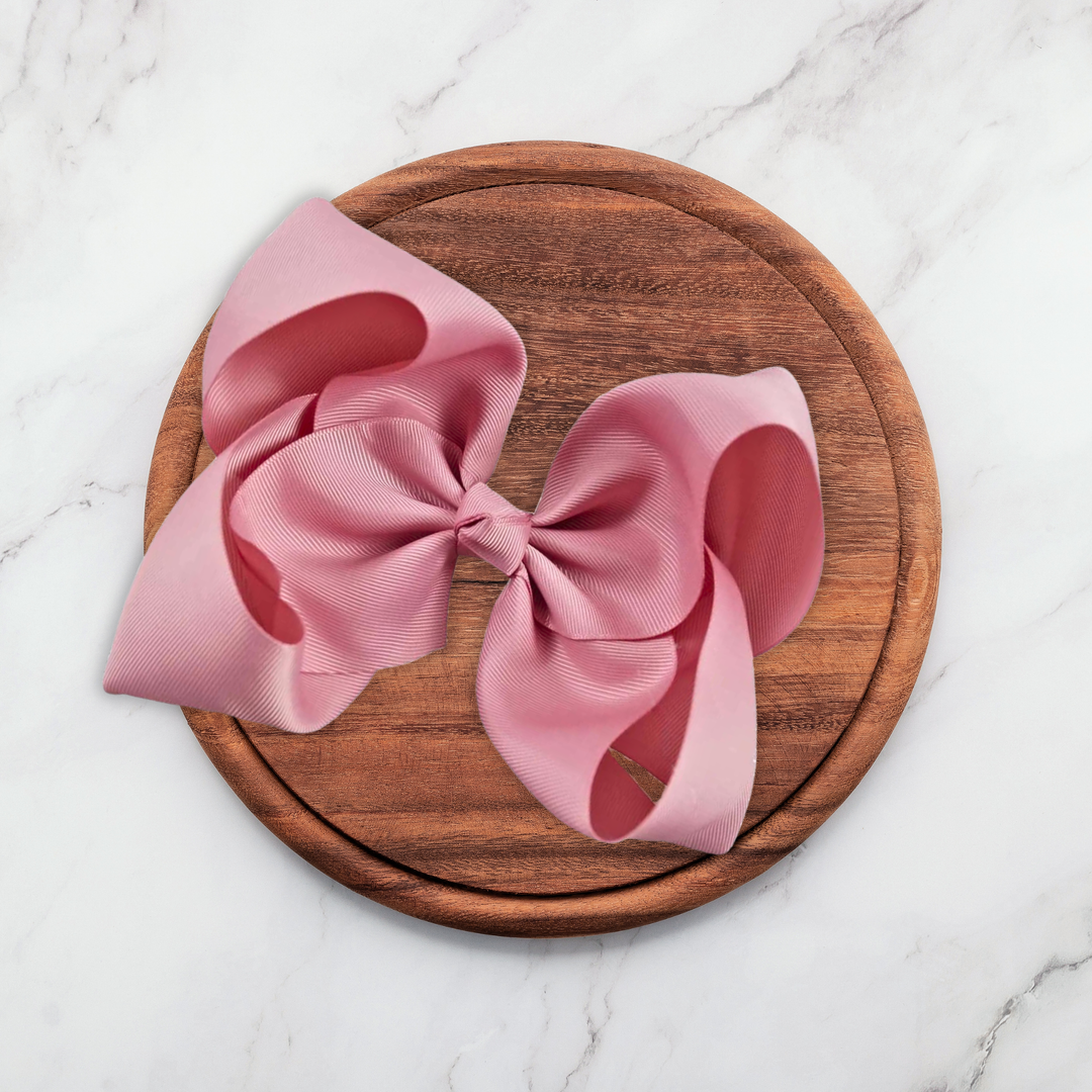 Rose | Grosgrain Ribbon Hair Bow