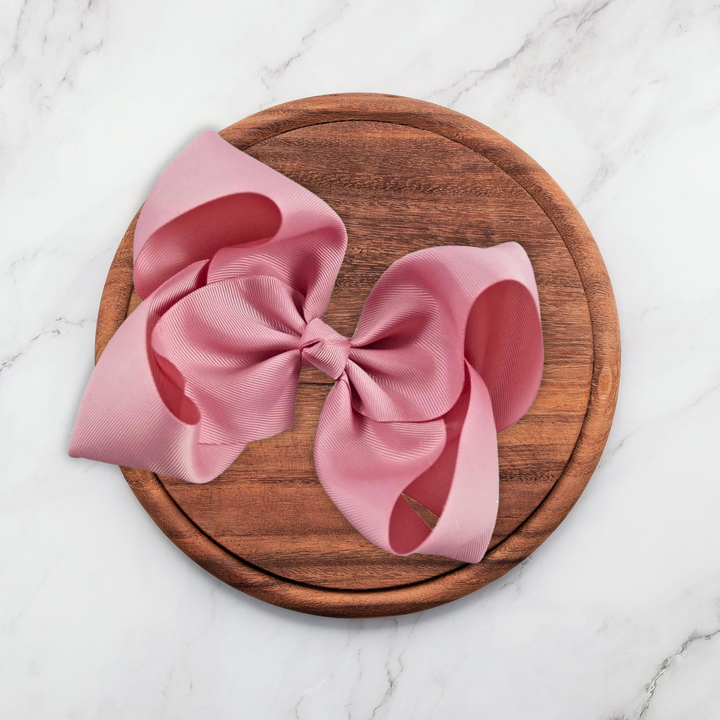 Rose | Grosgrain Ribbon Hair Bow