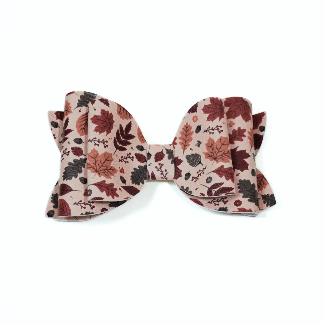 Josie | Under The Oaks Faux Leather Bows