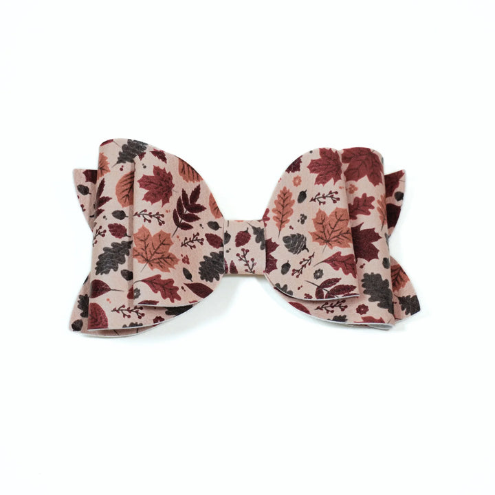 Josie | Under The Oaks Faux Leather Bows