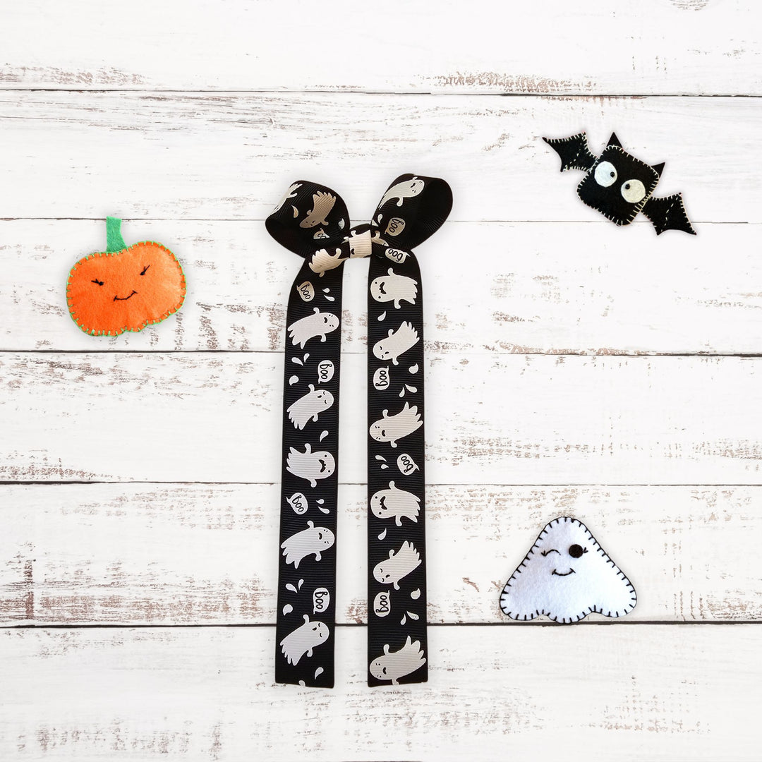 Spooky Boo | Ribbon Hair Bow