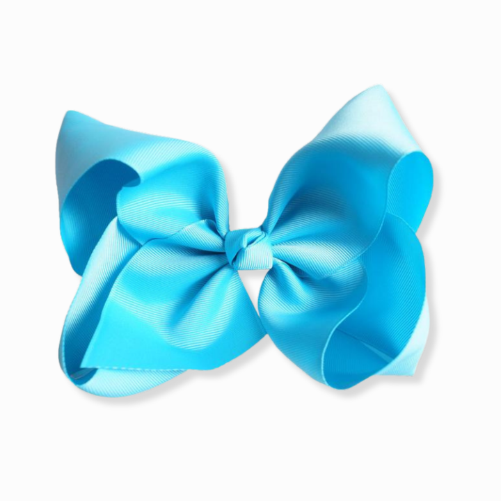 Light Blue | Grosgrain Ribbon Hair Bow