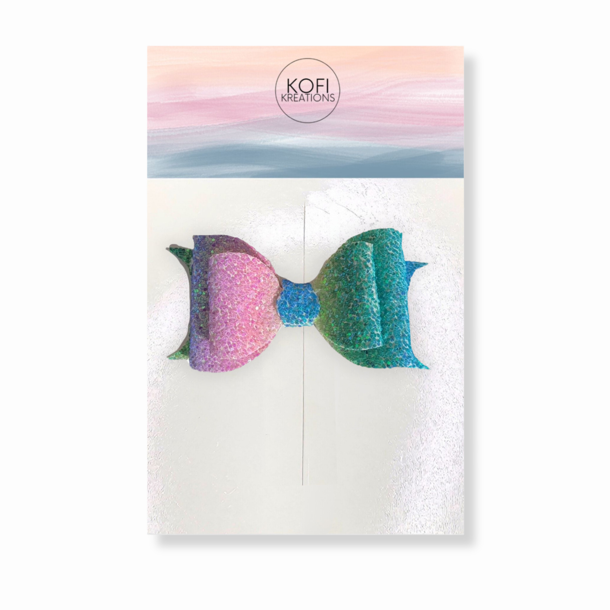 Ultra-Fusion Glitter Hair Bow