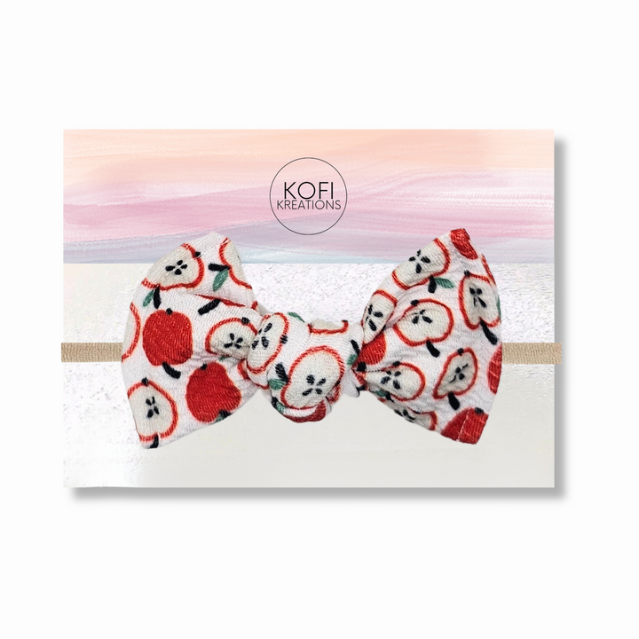 Apple Knot Hair Bows