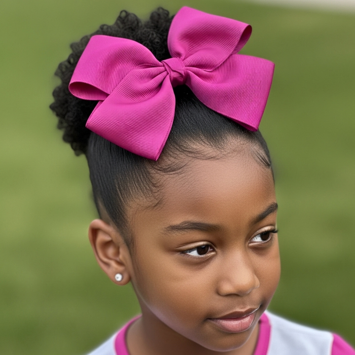 Magenta Pink | Grosgrain Ribbon Hair Bow