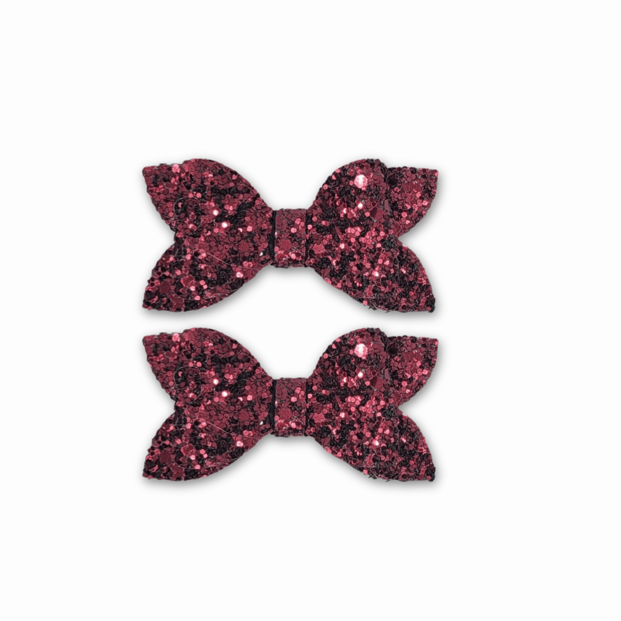 Luna | Roseberry Glitter Hair Bow
