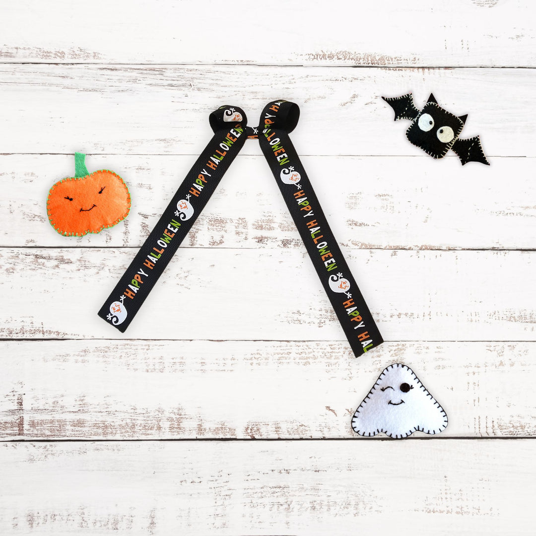 Ghostly Greetings | Ribbon Hair Bow