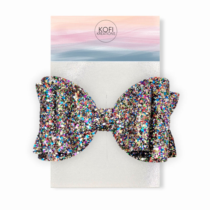 Dazzle Josie | Glitter Hair Bow