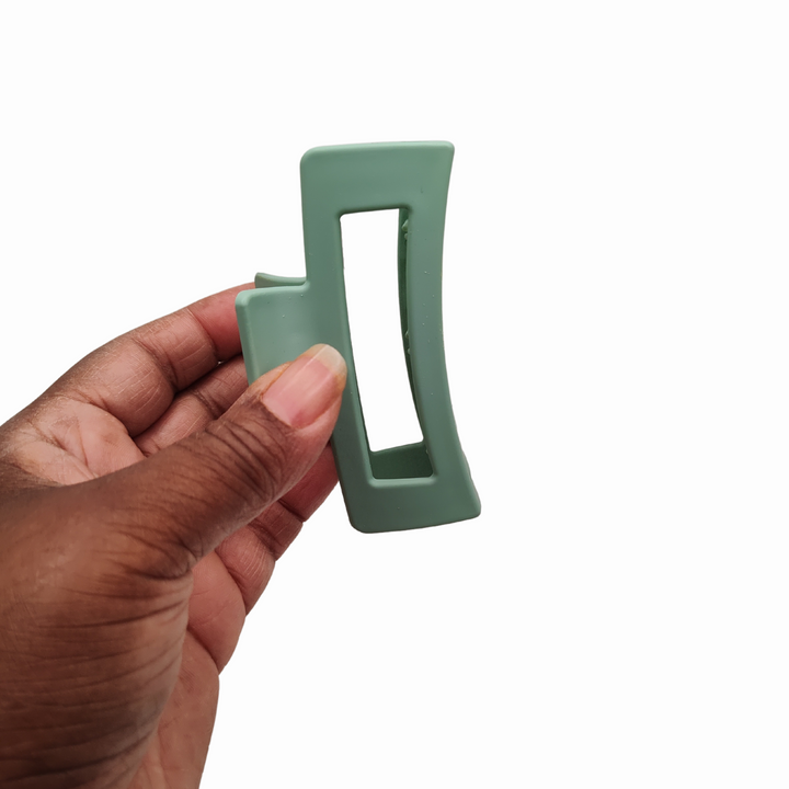 Sea Green Box | Hair Claw Clip