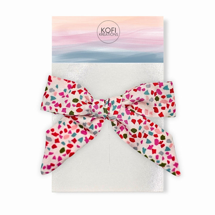 Audrey | Confetti Hand-tied Bow