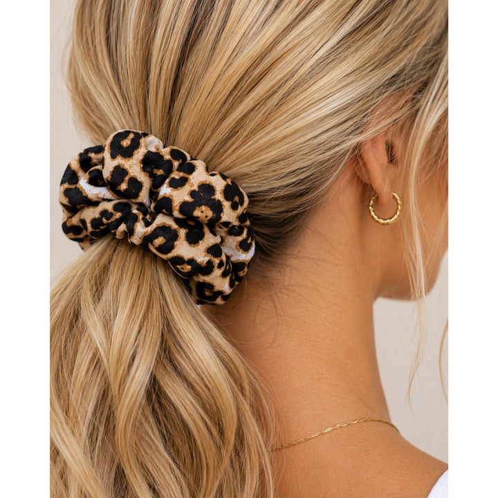 Cheetah | Chiffon Scrunchie