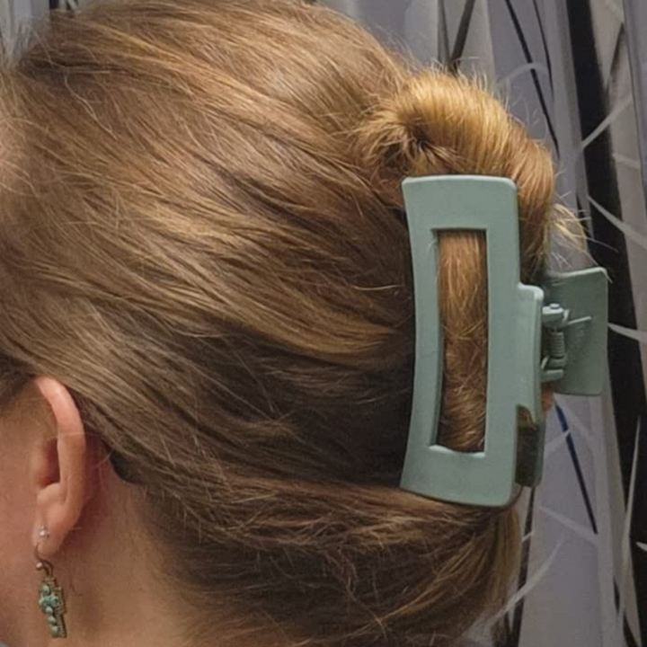 Sea Green Box | Hair Claw Clip