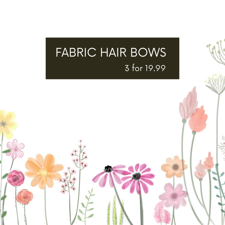 Fabric Hair Bows Grab Bag