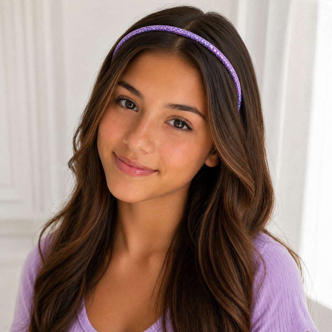 Purple | Glitter Headband