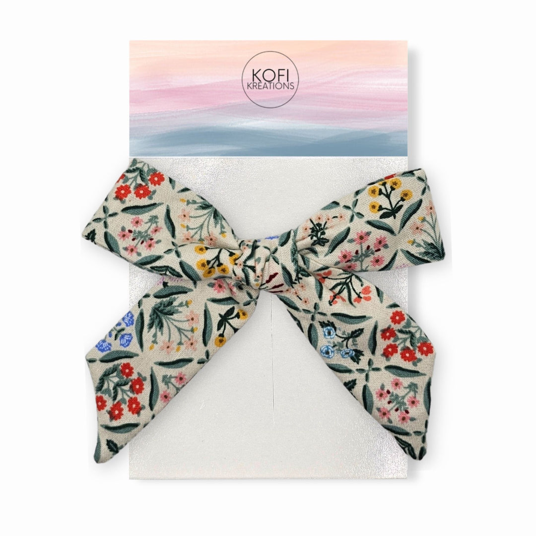 Audrey | Garden Delight Hand-tied Bow